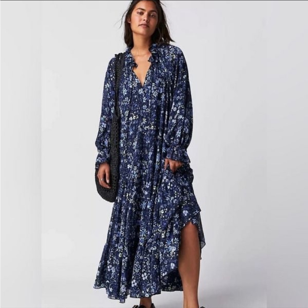 Free People Feeling Groovey Maxi Dress